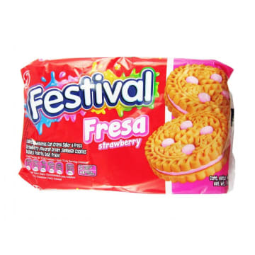 GALLETA FESTIVAL FRESA 24*12*4  1573