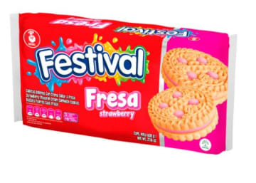 GALLETA FESTIVAL FRESA 24*12*6 1510