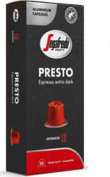 Segafredo (N) Presto Espresso X Dark 12 10&#215;10 kaffihylki