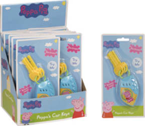 Peppa Pig Bíllyklar 10cm. Displ-12