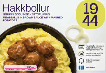 1944 Hakkbollur í brúnni sósu