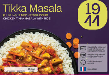 1944 Kjúkl.í tikka masala sósu