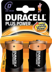 Rafhlaða Duracell D - 2 stk