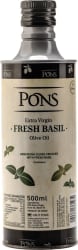 Pons Culinary ólífuolía basil 500 ml (6 stk/ks)