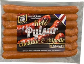 Ketópylsur m/cheddar og chipotle 650 gr