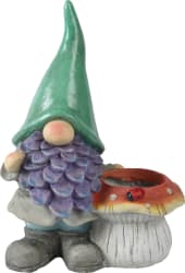 Gnome stytta Mushroom 32x46cm. (2)