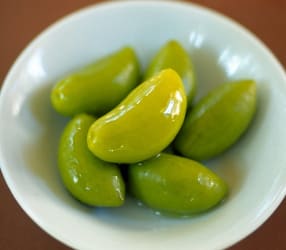 Ólífur grænar m/steini Lucques 2,2kg