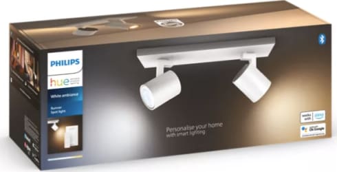 /HUE Runner 2x5.5W Hvítur M/Fjarstýringu