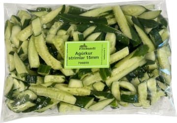 Agúrkur Strimlar 15mm - Sérpöntun