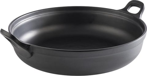 APS Skál kringlótt með höldum 28x9cm melamin black