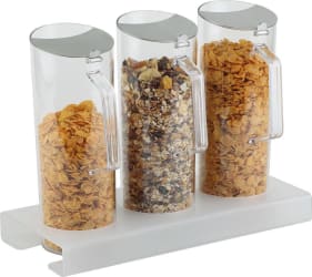 APS Standur morgunkorns með 3 plast könnum 38x17 H:2