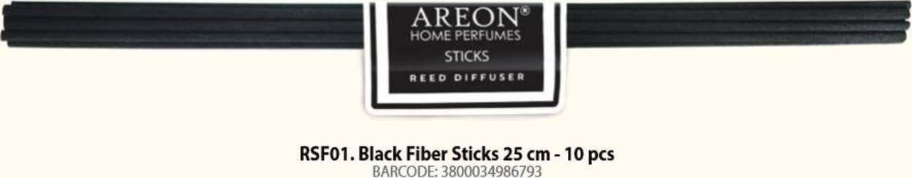 Areon Stangir 25cm 10stk svartar