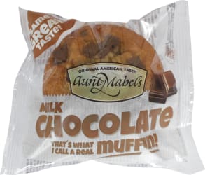 Aunt Mabel muffins milk choco
