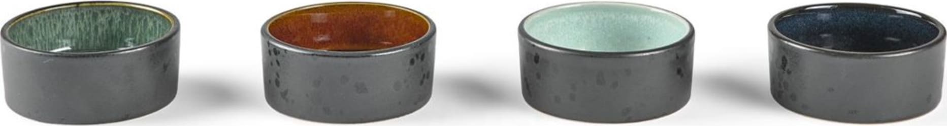 Bitz Gastro skálar mini 7,5cm 4stk sett black/dark