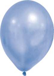 Blöðrur pastel bláar 8 stk (12)