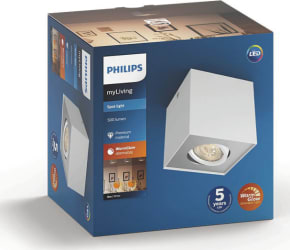 Box single spot white 1x4,5W