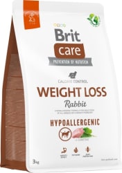 Brit Care Dog Hypoallergenic Weight Loss Rabbit 3kg