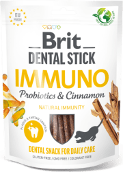 Brit Dental Stick Immuno w/ Probiotics & Cinnamon 7 pcs