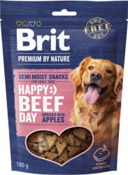 Brit PBN Dog mjúkt Snakk Beef w. Apples 180g
