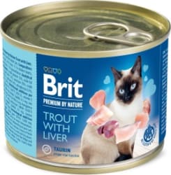 Brit Pcat paté dós Trout with Liver 200g