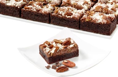 Brownies kaka m/pekanhnetum 16 bitar x 63g 1kg Erlenb