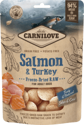 Carnilove Freeze-Dried Raw Snacks Salmon & Turkey 60g