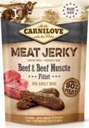 Carnilove Jerky Beef & Beef Muscle Fillet 100g