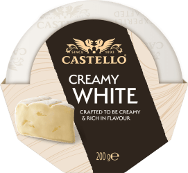 Castello Creamy Ostur Hvítur 6x200g