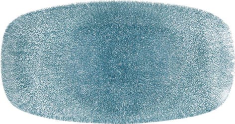 Churchill Diskur oblong 29,8x15,3cm Raku topaz blue