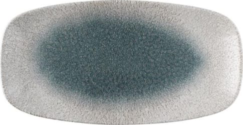 Churchill Diskur oblong 30cm Studio Print Raku agate topaz