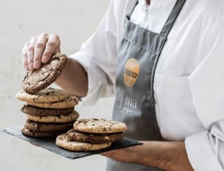 Cookies dökkar með súkkulaðibitum 40x80g