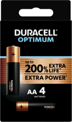 Duracell Optimum AA rafhlöður 4stk