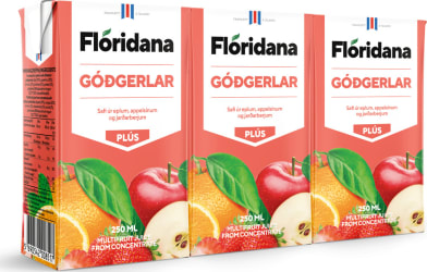 Floridana Plús Góðgerlar 250ml x3
