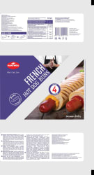 Frönsk pylsubrauð 14x4stk