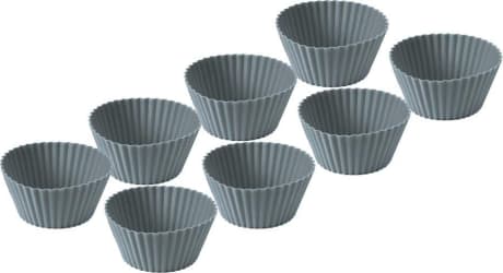 Funktion Muffinsform 8stk silicon grey