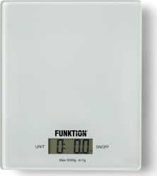 Funktion Vog eldhús 5kg tölvu gler white