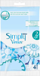 Gillette Simply Venus II 4 Einnota Rakvélar