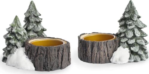 Good Luck Trolls Kertastjakar m.jólatrjám 2stk