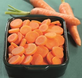 Gulrætur í sneiðum sléttar 2x2.5Kg Sysco 71594❄️