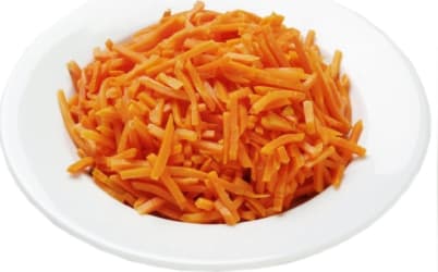 Gulrætur strimlar 2,5kg