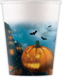 Halloween pappaglös 0,2L 8st (12)