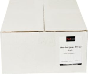 Hamborgarar 115g 50stk