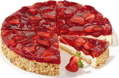 Hiestand Jarðaberjaterta Kringlótt 12 Sneiðar