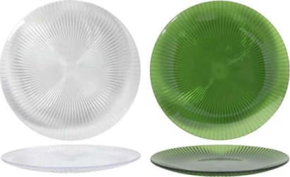 Hit Diskur plast rifflaður ö26cm 2 mismunandi 1stk