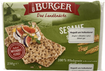 Hrökkbrauð Burger sesam 24x250g