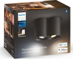 HUE Pillar 2x5.5W Svartur M/Fjarstýringu