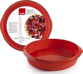 Ibili Tertuform 20cm silicon rautt