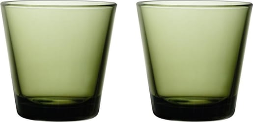 iittala KARTIO glas 21cl 2stk moss green