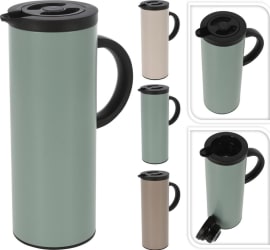 Kaffikanna 1ltr black/pastel color