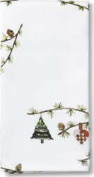 Kahler Hammershoi Jólaservéttur 45x45 hvítar 4 stk